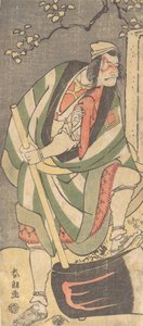 Ichikawa Ebizo Danjuro V i rollen som Mongaku Shonin forkledd som Yamagatsu fra ..., 1781-1801. av Katsushika Hokusai