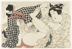 I åpen luft Adonis-planten (serietittel) Fukujuso (serietittel) av Katsushika Hokusai