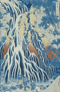 Kirifuri Fall på Kurokami-fjellet, fra serien 