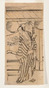 Koshiro Matsumoto Asu Tsurigane Mibu, 1788-92 (DBock) av Katsushika Hokusai
