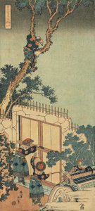 Trykk fra serien "A True Mirror of Chinese and Japanese Poems av Katsushika Hokusai