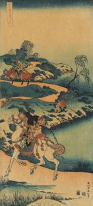 Trykk fra serien "A True Mirror of Chinese and Japanese Poems av Katsushika Hokusai