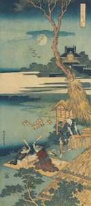 Trykk fra serien "A True Mirror of Chinese and Japanese Poems av Katsushika Hokusai