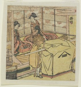 Shinagawa c. 1804 av Katsushika Hokusai