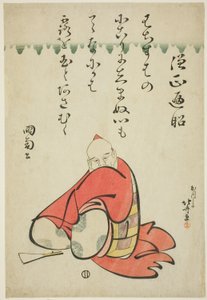 Poeten Sojo Henjo, fra serien Six Immortal Poets (Rokkasen) av Katsushika Hokusai
