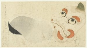 To masker av Katsushika Hokusai
