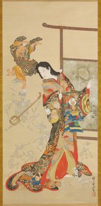 Helvete varmt vann av Kawanabe Kyosai