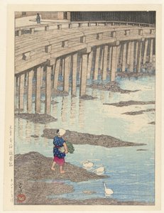 Gion-broen i Hondo i Amakusa Amakusa Hondo Gionbashi (tittel på objekt) Utvalg av ansikter på Japan (serietittel) Nihon fukei senshu (serietittel)