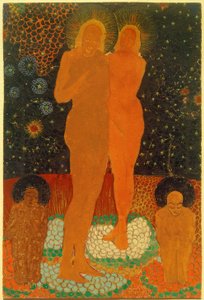 Adam og Eva av Kazimir Severinovich Malevich