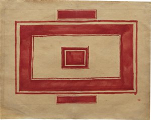 Takplan for Det Røde Teater, Leningrad av Kazimir Severinovich Malevich