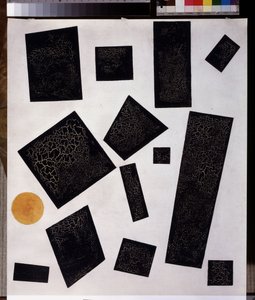 Sammensetning av suprematisme. 1915 (olje på lerret) av Kazimir Severinovich Malevich