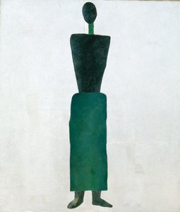 Kvinnefigur, 1928-1929. av Kazimir Severinovich Malevich