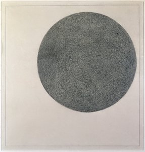 Suprematistisk element: sirkel (olje på lerret, 1900-tallet) av Kazimir Severinovich Malevich