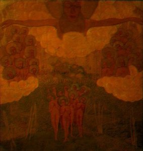 Triumf of the Heaven, studer for en freskomaleri av Kazimir Severinovich Malevich
