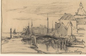 Enkhuizen havn av Kees van Waning