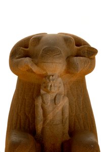 Taharka og Ram ledet sfinks, Gebel Barkal, svarte faraoer, nubiere, Sudan, nasjonal…, 2007 (bilde) av Kenneth Garrett