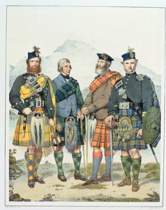 John MacLachlan, Hugh Grahame, James MacFarlane og Angus Colquhoun, fire av dronning Victorias 