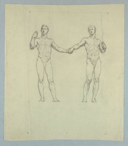 Figurstudie for Seal of the University Club, New York av Kenyon Cox