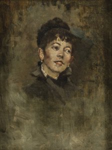 Leder for en ung jente, 1878-1882 (olje på komposisjonstavle) av Kenyon Cox