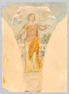 Personifisering av "Metalwork," Studie for Dome of the Manufacturer