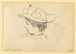 Portrett av Louise King Cox av Kenyon Cox