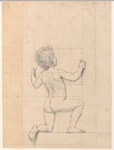 Studie for «Genius», «The Arts», Library of Congress, Washington D.C. av Kenyon Cox