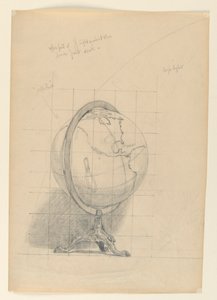 Studie for "Mathematics", "The Sciences," Library of Congress, Washington D.C. av Kenyon Cox
