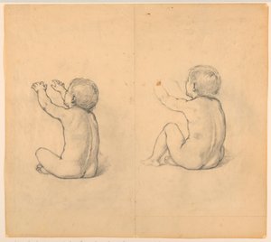 Studie for "The Beneficence of the Law," Essex County Courthouse, Newark, NJ av Kenyon Cox