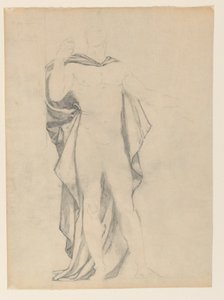 Studie for mannsfigur av Kenyon Cox