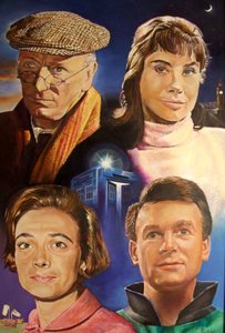 The Mythmaking Four (Dr Who), 2003 (maleri) av Kevin Parrish