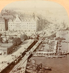 Havn, Stockholm, Sverige, 1901.