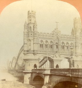 Kaiser Bridge, Hamburg, Tyskland, 1896.