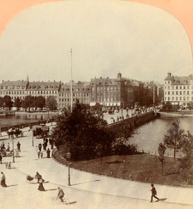 Queen Louise Bridge, København, Danmark, 1901.