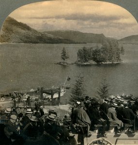 Reiser gjennom det fortryllende landet Trossachs, Skottland, 1902. av Keystone View Company