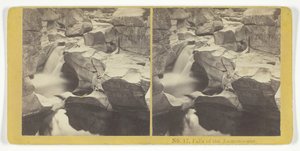 Falls of the Ammonoosuc, 185575. Skapere: Kilburn Brothers, BW Kilburn. av Kilburn Brothers, BW Kilburn