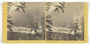 Profilhus, Franconia Notch, 185575. Skapere: Kilburn Brothers, BW Kilburn.
