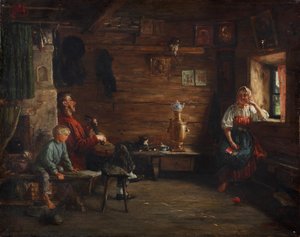 Familie Idyll av Kirill Vikentievich Lemoch