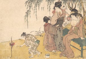 A Child Lighting Fireworks, from the illustrated book Flowers of the Four Seasons, 1801.    1147717   no       norwegian Successfully Translated  Original: Schermbloemen Translat: Schermbloemen 1327828 no norwegian Successfully Translated Original: Franske av Kitagawa Utamaro