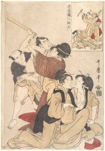 Chūshingura, akt III av Kitagawa Utamaro