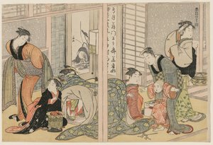 Elegant Pleasures of the Four Seasons, ca. 1782. av Kitagawa Utamaro