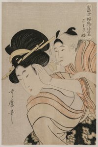 Fond of Noise fra serien Eight Views of Favorite Things of Today’s World av Kitagawa Utamaro