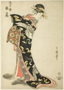 Hinatsuru fra Te-kei Zetsuro av Kitagawa Utamaro