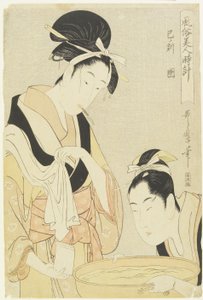 Hour of Snake, Kept Woman, 1798-1799 av Kitagawa Utamaro