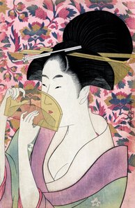 Få full bruk (ko mb) ved Utamaro nordside av Kitagawa Utamaro