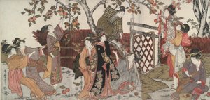 Persimmon-samlere av Kitagawa Utamaro
