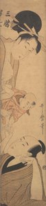 Industriell aktivitetsplan d halv syv, ikke sant? 1800. av Kitagawa Utamaro