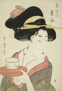 Sørlige tehus av Kitagawa Utamaro