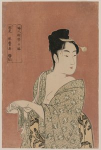 The Faddish Type fra serien Ten Types in the Physiognomy of Women av Kitagawa Utamaro