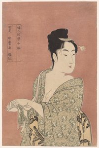 The Faddish Type fra serien Ten Types in the Physiognomy of Women av Kitagawa Utamaro