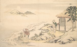 Fullmånen på tidspunktet for Imo-høsten, 8. måned, 1789. av Kitagawa Utamaro